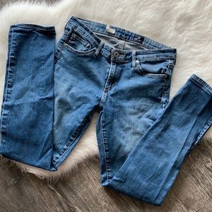 AG | The stilt cigarette leg skinny jean pant blue